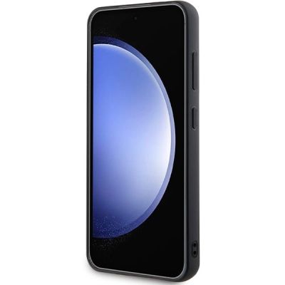 5. Karl Lagerfeld Strass-Metall-Logo-Hülle für Samsung Galaxy S24+ – Schwarz