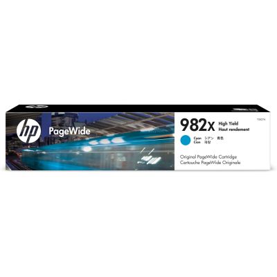 4. HP 982X Original PageWide Tintenpatrone mit hoher Reichweite, Cyan