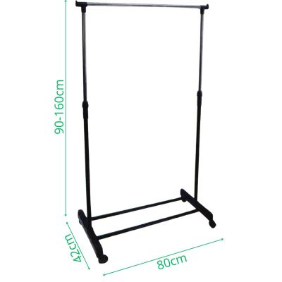 11. Kleiderbügel 80x43x90-160 cm, einzeln, hervorragende Haushaltsware