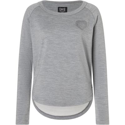 4. Damen-Sweatshirt SUPER.NATURAL W Little Heartwood Crew, grau