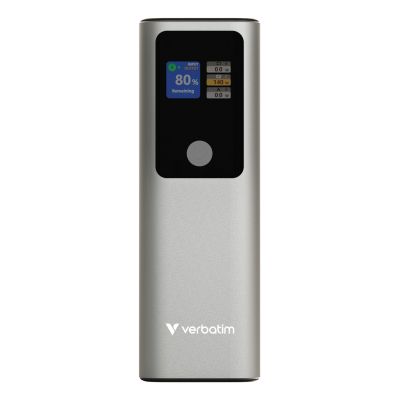 4. Verbatim 32269 Powerbank Lithium-Ionen (Li-Ion) 27000 mAh Grau