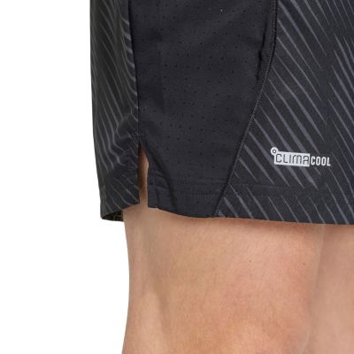 5. adidas Tech Intensity Aop Shorts für Herren, Schwarz, KB3123