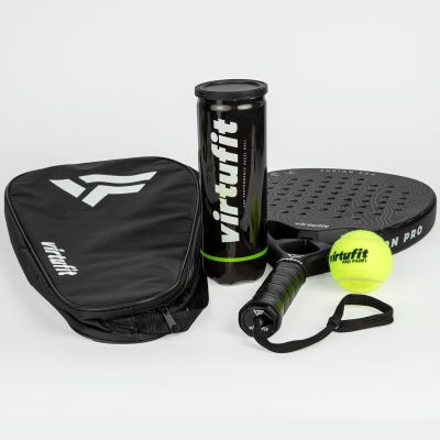 14. VIRTUFIT PADELSCHLÄGERTASCHE - SCHWARZ UND WEISS