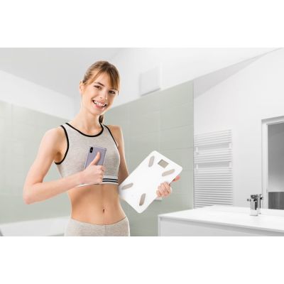 9. ELDOM SMART PERSONALWAAGE TWO 550B ULLIE MESSUNG VON FETT, MUSKEL, BMI, KÖRPERWASSER, EIGENE APP.