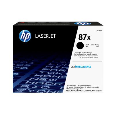 6. Originale schwarze Tonerkartusche für HP 87X LaserJet XL