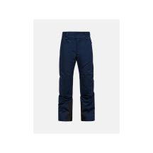 Herren-Skihose PEAK PERFORMANCE M, bordeauxrot, isoliert, schwarz
