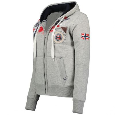 3. Geographical Norway Fespote Lady 100 Distri W Sweatshirt WU8015F/GN B-Grey7
