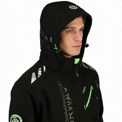 5. Geographical Norway Richier Sam-Rbm New Men 007 M RBMWC1516H/GN/Schwarze Jacke