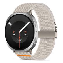 Tech-Protect Nylon-Armband mit Verschluss für Samsung Galaxy Watch 40/44/46 mm – Beige