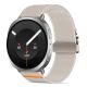 Tech-Protect Nylon-Armband mit Verschluss für Samsung Galaxy Watch 40/44/46 mm – Beige