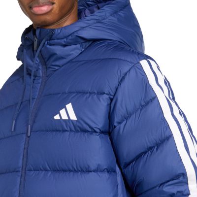 5. adidas Essentials CLIMAWARM 3-Streifen Jacke für Herren, Blau JX7771