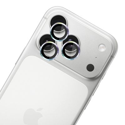 4. 3MK Lens Protection Pro Schwarzes gehärtetes Glas für iPhone 18 Pro / 18 Pro Max – Mehrfarbig