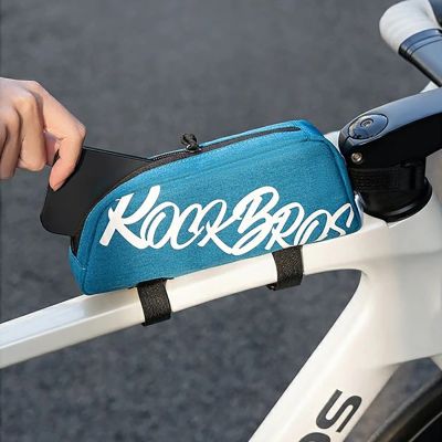 2. Rockbros G009 Flash Journey Oberrohr-Fahrradtasche 0,8 l – Blau