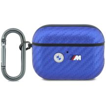 BMW M Carbon-Metall-Logo-Hülle für AirPods Pro 3 – Hellblau
