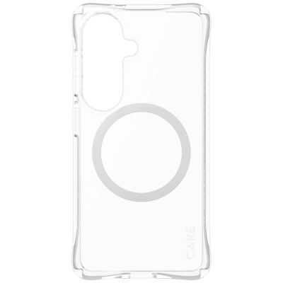 3. CARE by PanzerGlass Samba Transparente Qi-Hülle für Samsung Galaxy S26 - Transparent