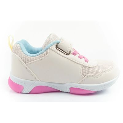 4. Leomil Kinder-Sportschuhe, Sneaker mit Minnie-Mouse-Motiv und Klettverschluss sowie LED-Beleuchtung