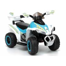 GTS1188-A Akku-Quad mit LED-Beleuchtung und Musik, Weiß, Polizei