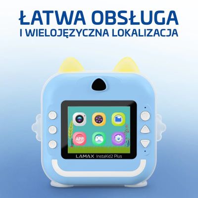 5. LAMAX InstaKid2 Plus Kinderkamera, Blau