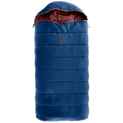 7. Deuter Starlight SQ Kinderschlafsack (130-170 cm) - Nightblue/Redwood