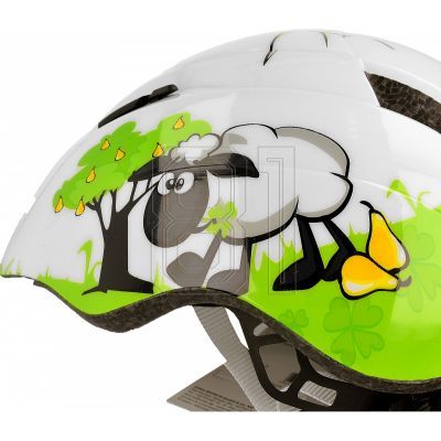 4. Uvex Kid 2 Kids cycling helmet white-green