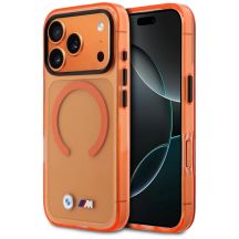 BMW M IML MagSafe Hülle mit Metalllogos für iPhone 17 Pro – Pro Orange