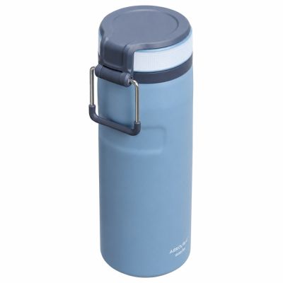 Stanley Iceflow Trinkflasche mit Drehverschluss, 0,47 l, Indigo, Thermobecher