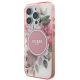 2. Guess IML Flower & Tonal Circle MagSafe-Hülle für iPhone 16 Pro Max – Rosa