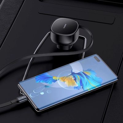 7. Baseus Enjoyment Pro USB-C (weiblich) / USB-C (männlich) 60W Autoladegerät - Schwarz