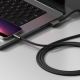 4. Ringke 3.2 Gen. 2x2 USB-C, PD 3.1 240W 2m abgewinkeltes Kabel - schwarz