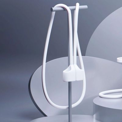 4. 3mk Silikon-AirPods-Hülle für AirPods 3 – weiß