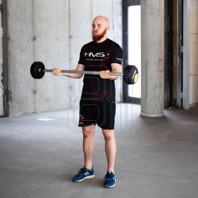 21. Gummierte Festhantel/Stange HMS 40 kg GSG-40 