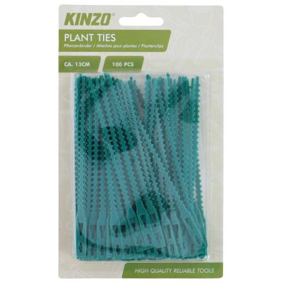 KINZO Pflanzenbinder 13 cm 100 Stück