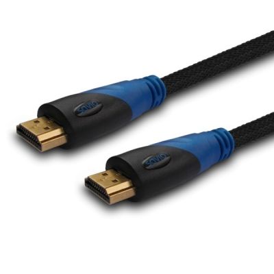 SAVIO cl-49 Kabel (HDMI M - HDMI M; 5 m; schwarz)