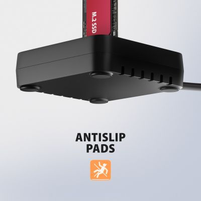8. Axagon ADSA-M2C11L Festplatten-Dockingstation USB 3.2 Gen 2 (3.1 Gen 2) Typ-C Schwarz