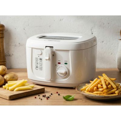 8. Esperanza Frühlingsrollen-Fritteuse EKG012 (2,5 l; 1800 W; weiß)