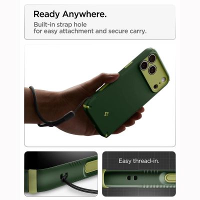 14. Spigen Nano Pop MagSafe Hülle für iPhone 18 Pro / 17 Pro – Grün