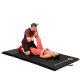 6. Klappbare Gymnastikmatratze schwarz 2400x1200x50mm HMS MGS01