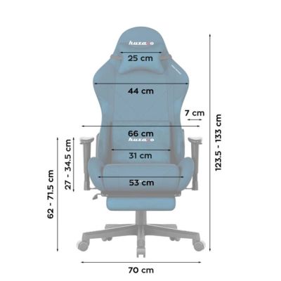 9. Drehstuhl Huzaro Force 5.7 Blue