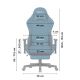 9. Drehstuhl Huzaro Force 5.7 Blue