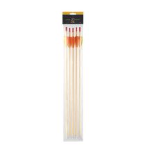 Holzpfeile 29" Poe Lang Black Point (VD-002A-B3) – 5er-Set
