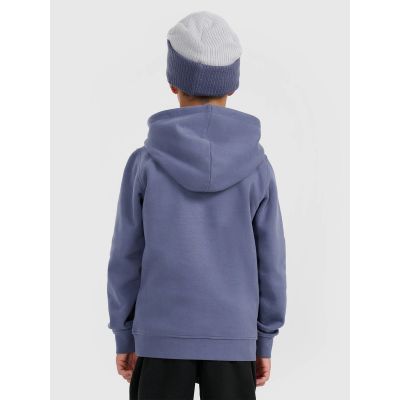 5. Jungen-Sweatshirt mit Kapuze, offen, 4F 4FJRAW25TSWSM2416-32S