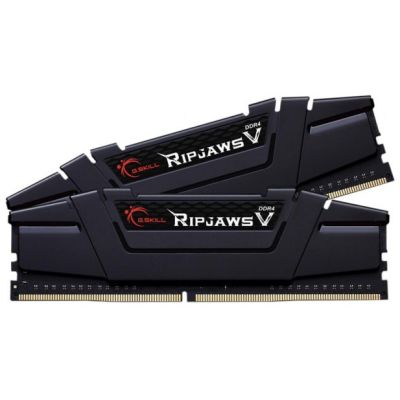 5. G.SKILL RipjawsV F4-3200C16D-32GVK Speicherkit (DDR4 DIMM; 2 x 16 GB; 3200 MHz; CL16)