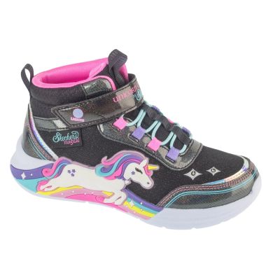 Skechers S-Lights: Unicorn Chaser – Jumping Magic 303302L-BKMT Schwarz, 28