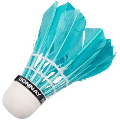 3. DONNAY FEATHER BADMINTON SHUTTLE 5 STÜCK FARBE