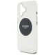 6. Guess IML Metal Colored Circle Classic Logo MagSafe Hülle für iPhone 16 - Schwarz