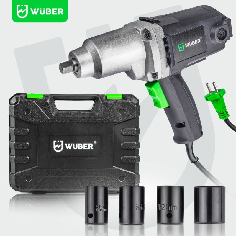 7. Elektrischer Schlagschrauber 800 Nm 1/2" für Räder, Koffer W33250 WUBER