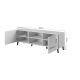 8. ABETO TV-Schrank 150x42x52 Graphit/Glanzgraphit