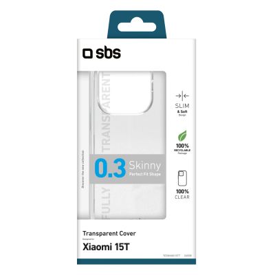 2. SBS Skinny Cover für Xiaomi 15T – transparent