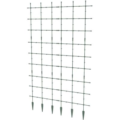 7. Bodenstützen Pflanzenstütze 120x180cm Waldgrün