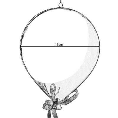 3. Sicherer Kunststoffballon, Ballondurchmesser 15 cm – Gold